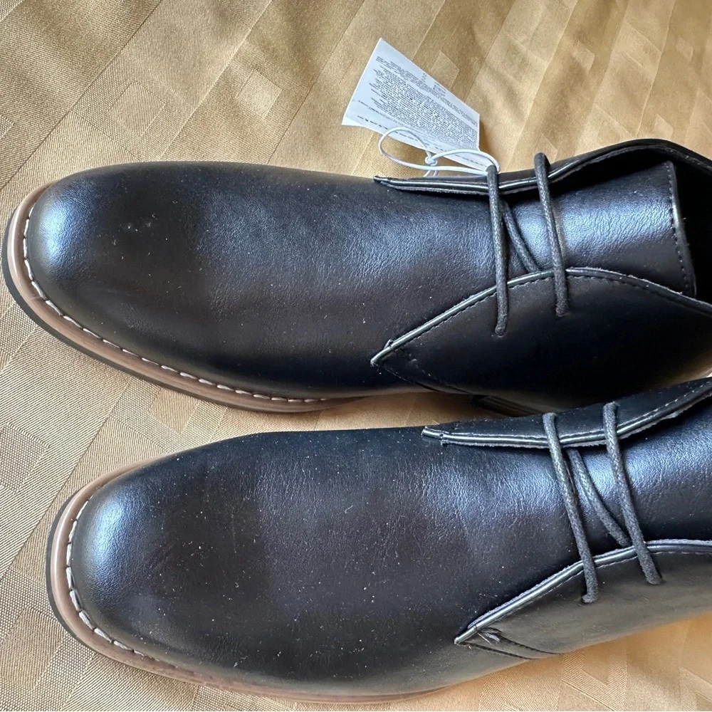Men's‎ Black Ankle Boots Size 7 NWT